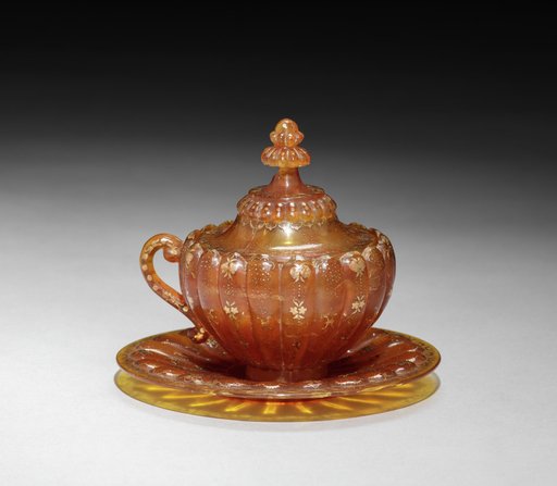 Covered Cup and Saucer