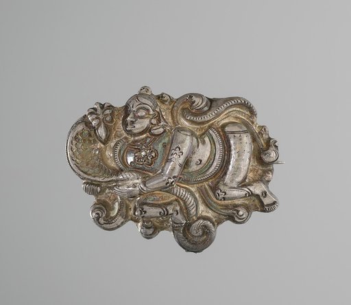 Brooch with Garuda and Naga