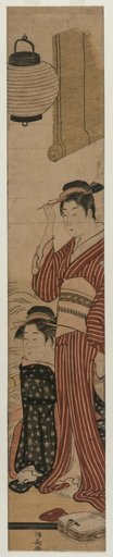 Two Geisha on a Balcony