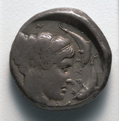 Tetradrachm: Head of Arethousa (reverse)
