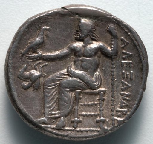 Tetradrachm: Zeus (reverse)