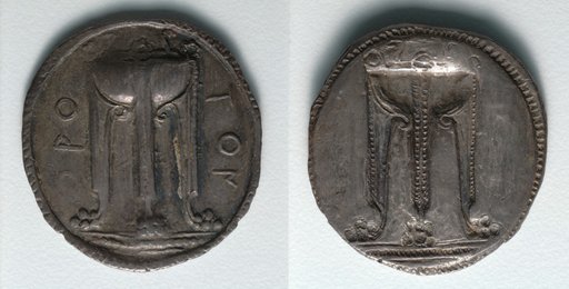 Stater: Tripod (obverse); Tripod Incuse (reverse)