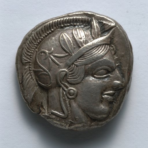 Tetradrachm: Head of Athena (obverse)