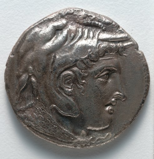 Tetradrachm: Head of Alexander III [The Great] (obverse)