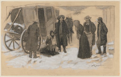 Sketch for "Christmas on the River"