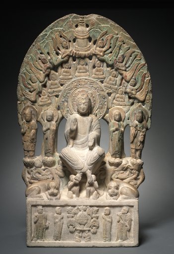 Stele: Maitreya as the Future Buddha