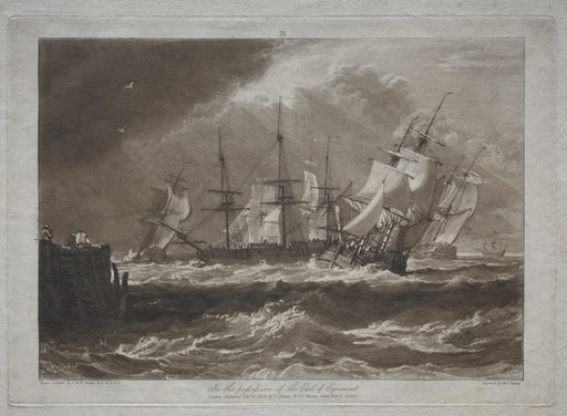 Liber Studiorum: Ships in a Breeze