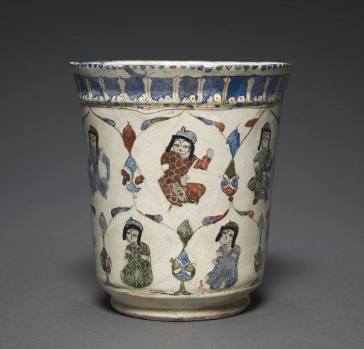 Mina'i Beaker with Seated Princes