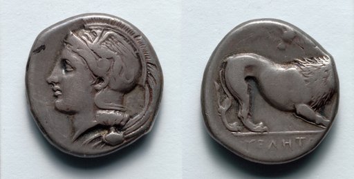 Stater: Head of Athena (obverse); Lion (reverse)