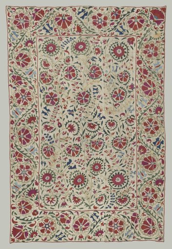 Suzani: Curtain or Bed Cover