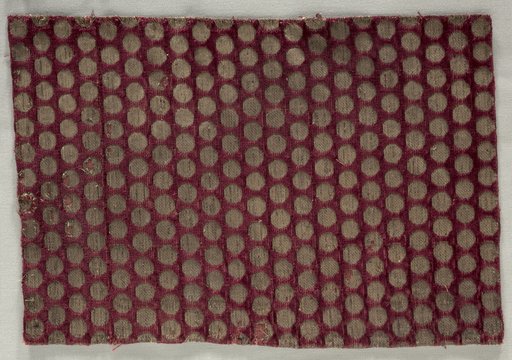 Velvet with gold discs