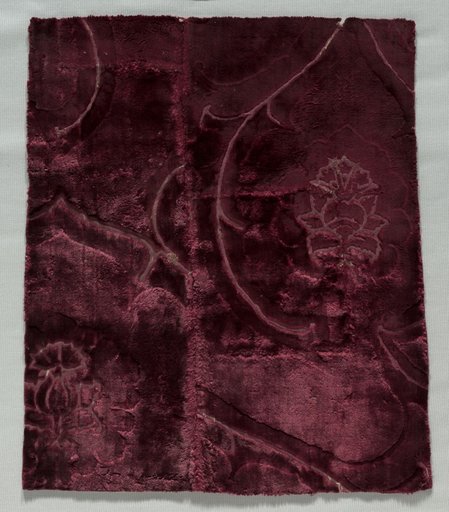 Two Velvet Fragments Sewn Together