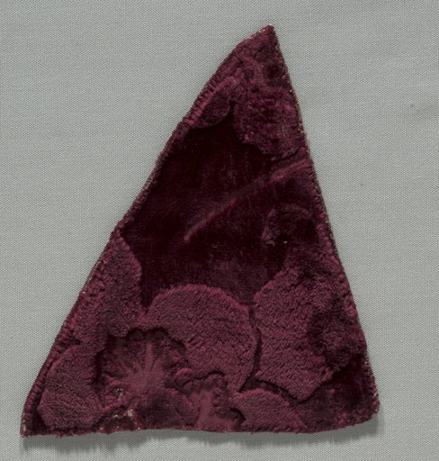 Two Velvet Fragments Sewn Together