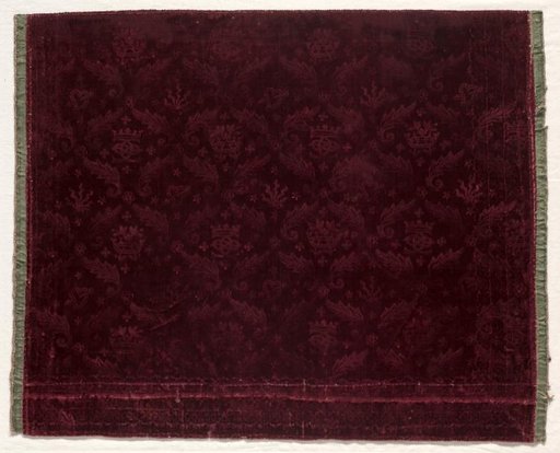 Fragment of Stamped Velvet