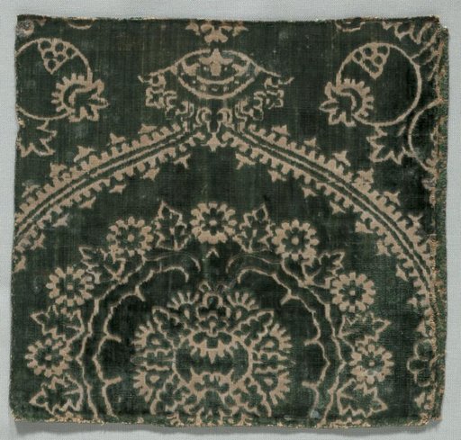 "Ferronnerie" Velvet Fragment