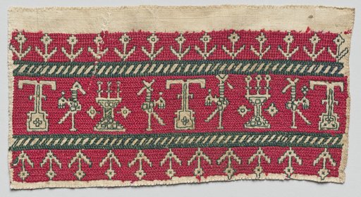 Fragment of a furnishing textile (one of five)