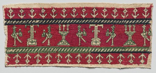 Fragment of a furnishing textile (one of five)
