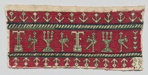 Fragment of a furnishing textile (one of five)