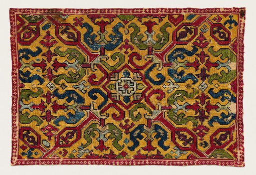 Fragment of a furnishing textile