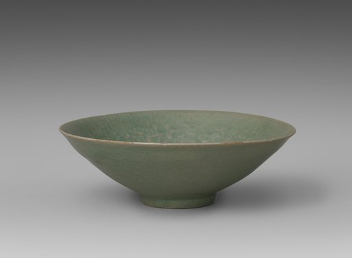 Bowl with Lotus and Child Design in Relief