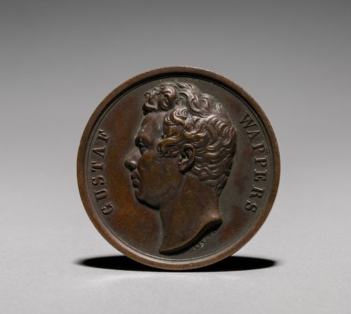 Medal: Gustaf Wappers (obverse)