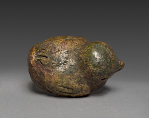 Lid of Incense Container (Kōgō) in the Shape of a Bird