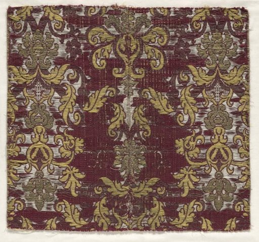 Brocatille Textile Fragment