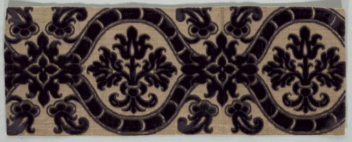 Velvet Brocade Textile