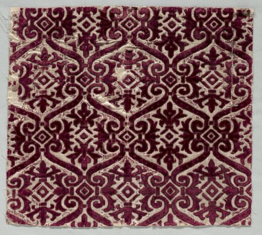 Velvet Brocaded Textile