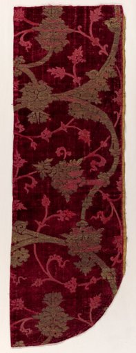 Velvet Fragment (of a Chasuble ?)