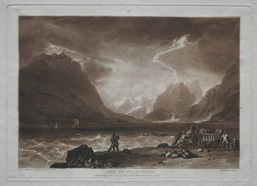 Liber Studiorum: Lake of Thun, Swiss