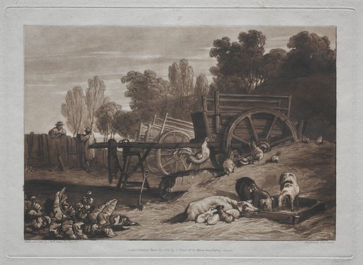 Liber Studiorum: The Farmyard with the Cock