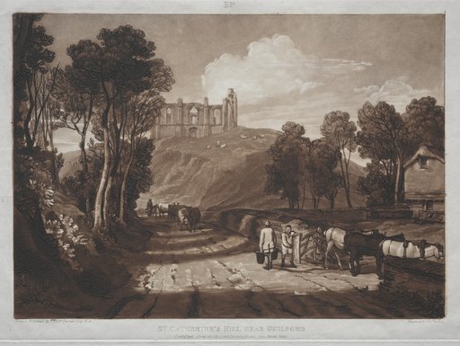 Liber Studiorum: St. Catherine's Hill, near Guilford