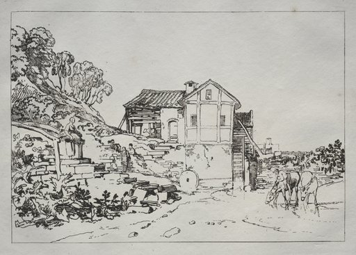 Liber Studiorum: Watermill