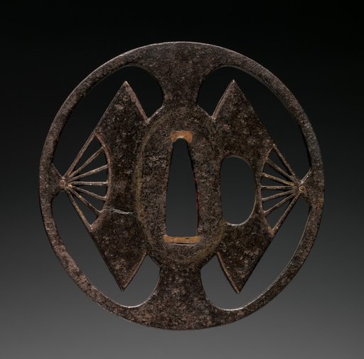 Sword Guard (Tsuba) with Fans