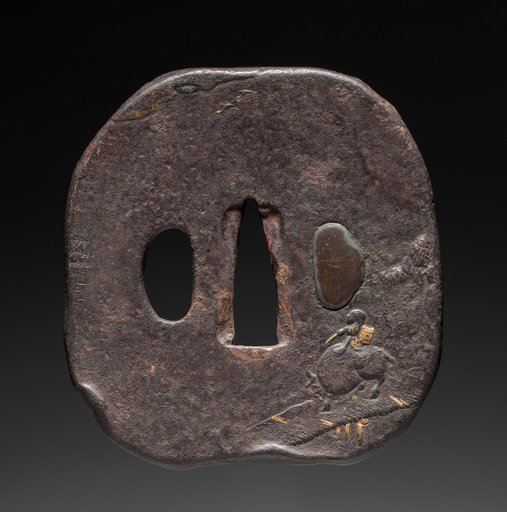 Sword Guard (Tsuba) with Oxherd