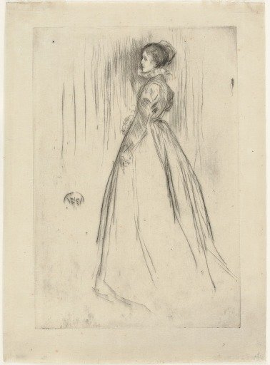 The Velvet Dress (Mrs. Leyland)
