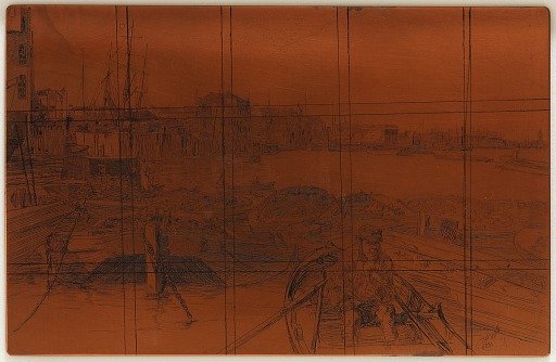 Etching plate: The Pool
