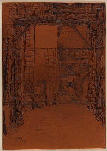 Etching plate: The Lime-burner