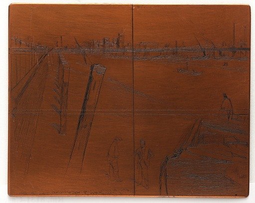 Etching plate: Millbank