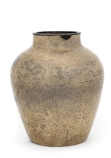 Satsuma ware jar, White Satsuma type