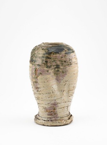 Vase in Oribe style, probably Seto ware