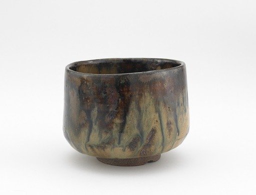 Tea bowl named Ochiba (Fallen Leaves), Takatori or Yatsushiro ware