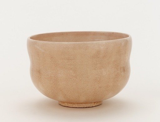 White Satsuma ware tea bowl