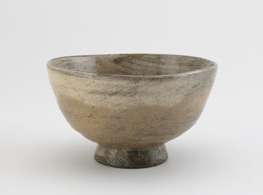 Tea bowl, possibly Agano ware