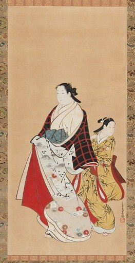 Yujo and her understudy (<em>kamuro</em>)