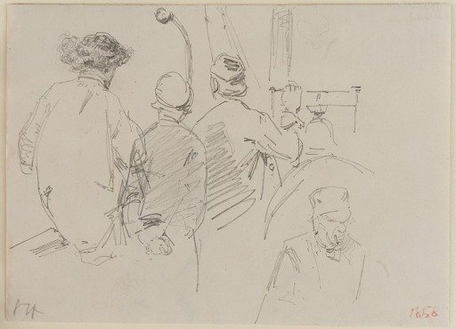 Four Men Aboard a Boat