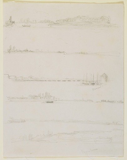 The Rhine , near Worms and Oppeheim