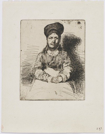 La Retameuse. One of the Twelve Etchings from Nature (The French Set)