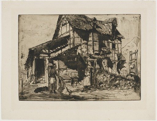 The Unsafe Tenement. One of the Twelve Etchings from Nature. (The French Set)
